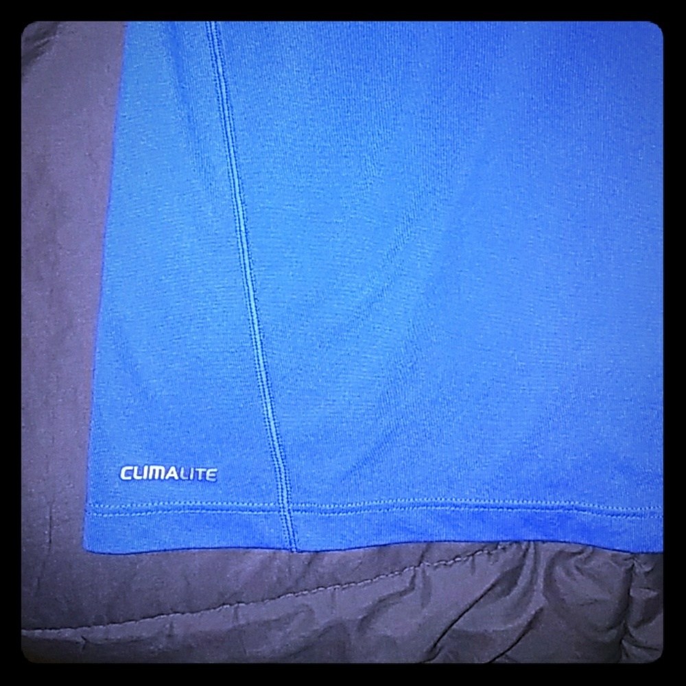 Adidas climalite workout sports dry material shirt